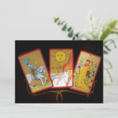 Tarot Cards Einladung (Stehend Vorderseite)