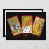 Tarot Cards Einladung (Vorne/Hinten)