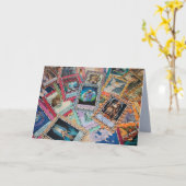 tarot cards greeting card karte (Gelbe Blume)