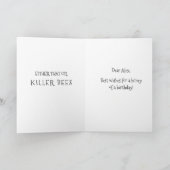 Tarot Cards Lesen lustige Geburtstagskarte Karte (Innenseite)