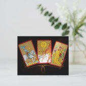 Tarot Cards Postkarte (Stehend Vorderseite)