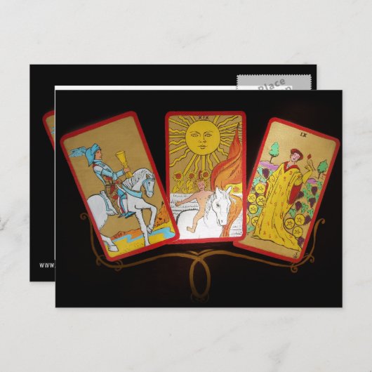 Tarot Cards Postkarte (Vorne/Hinten)