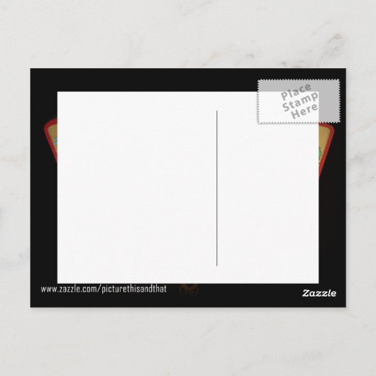 Tarot Cards Postkarte (Rückseite)