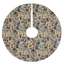 Tarot Cars Weihnachtsbaumrock - Vintages Muster