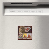 Tarot Cat Magnet (In Situ (Geschirrspüler))