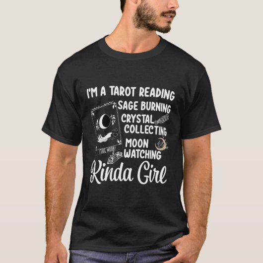 Tarot, das Mond liest, führt zu Kristallschädigung T-Shirt (Vorderseite)