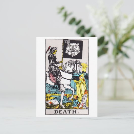 tarot-death postkarte (Stehend Vorderseite)