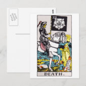 tarot-death postkarte (Vorne/Hinten)