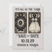 Tarot der Braut Save The Date (Vorderseite)