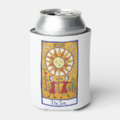 Tarot der Sonne Dosenkühler (Kanne Vorderseite)