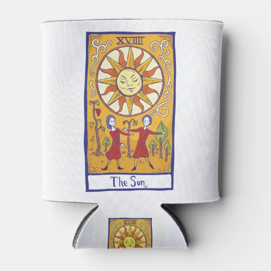 Tarot der Sonne Dosenkühler (Vorderseite)