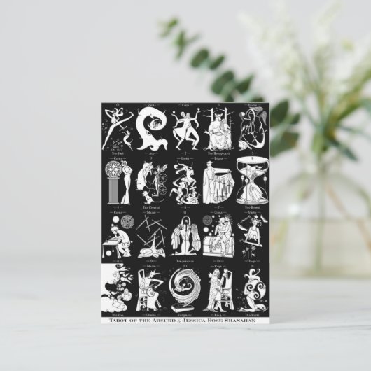 Tarot des Absurden — Postkarte (Stehend Vorderseite)