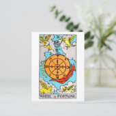 Tarot des Schicksals Postkarte (Stehend Vorderseite)
