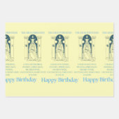 Tarot "Die Hohepriester" Geschenkpapier Set (Vorderseite)