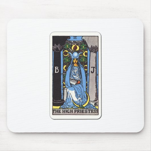 Tarot Die Hohepriesterin The High Priestess Mousepad (Vorne)