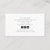 Tarot Dog Walker Sitzplatzkarte Visitenkarte (Rückseite)