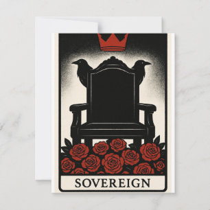 Tarot-Domme - Sovereign Card Mitteilungskarte