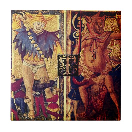 Tarot Doppeltöne Ursprüngliche T Fliese (Vorderseite)