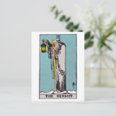 Tarot-Einsiedler Postkarte (Stehend Vorderseite)