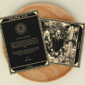 Tarot Elegant Vielen Dank Karten Black Gold Foto