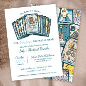 Tarot Emperor Baby Boy Celestial Baby Shower Einladung