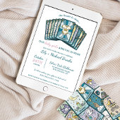 Tarot Empress Baby Girl Celestial Baby Shower Einladung