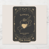 Tarot Esoteric Fortune Schaumweinetikett (Einzelnes Label)