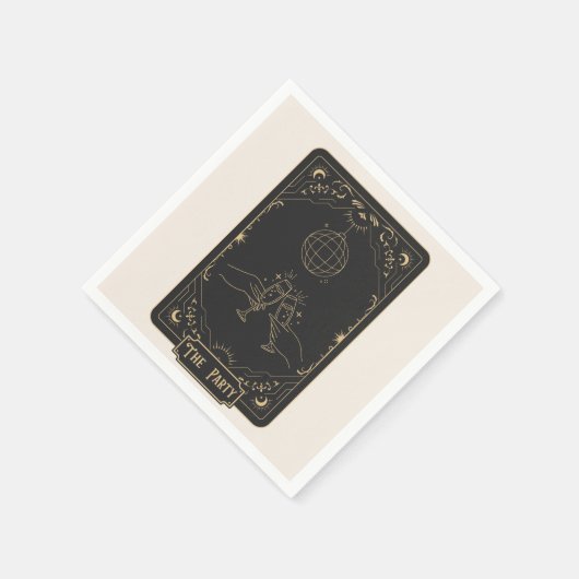 Tarot Esoteric Fortune Serviette (Ecke)