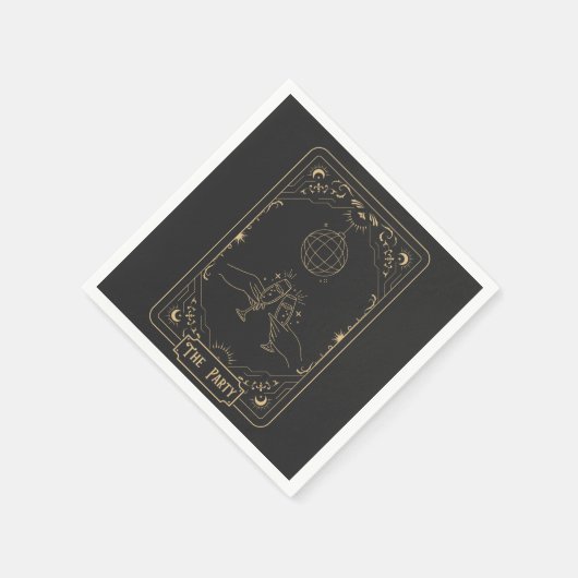 Tarot Esoteric Fortune Serviette (Ecke)