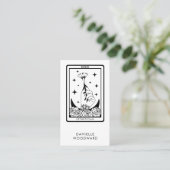 Tarot Esthetiker Branding QR Code Visitenkarte (Stehend Vorderseite)