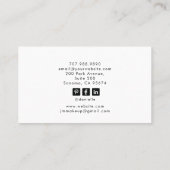 Tarot Esthetiker Branding Visitenkarte (Rückseite)