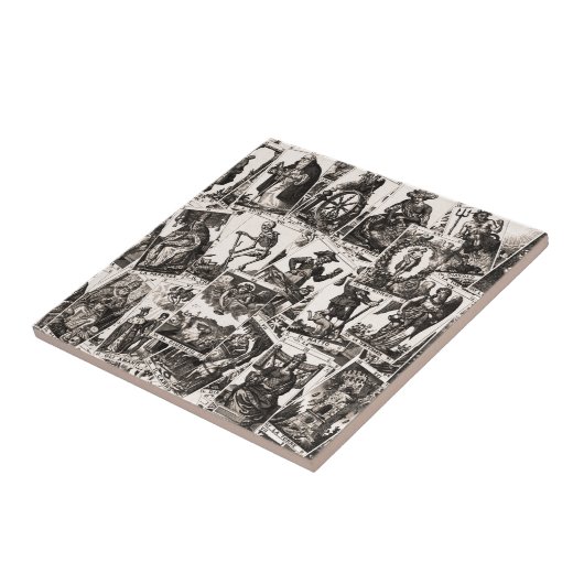 Tarot Fliese (Seite)