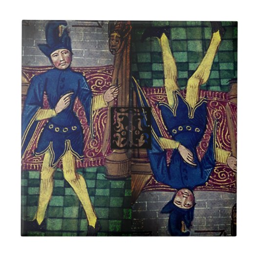 Tarot Fool Major Arcana Nach unten Fliese (Vorderseite)