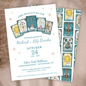 Tarot Fortune Teller Celestial Girl Babydusche Einladung