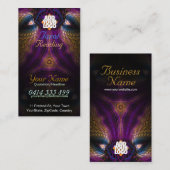Tarot Fraktal Fantasy Business Card Visitenkarte (Vorne/Hinten)