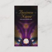 Tarot Fraktal Fantasy Business Card Visitenkarte (Rückseite)