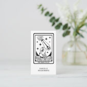 Tarot-Friseur Visitenkarte (Stehend Vorderseite)