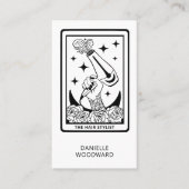 Tarot-Friseur Visitenkarte (Vorderseite)