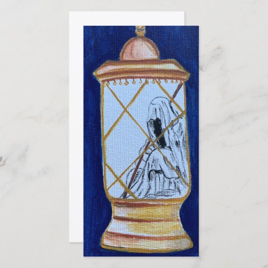 Tarot-Gefühle - der Hermit Dankeskarte (Vorne/Hinten)