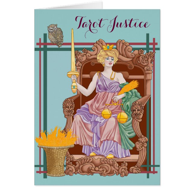 Tarot-Gerechtigkeit (Vorne)