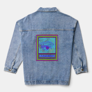 Tarot-Gerichtsauge Jeansjacke