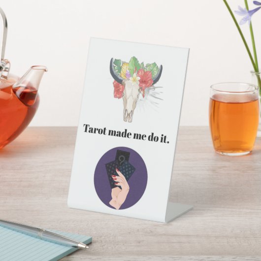 Tarot hat mich dazu gebracht, es zu tun sockelschild (In SItu)