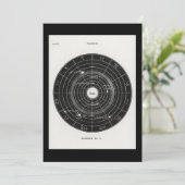 Tarot, Hexe, Tierzeichen, Raum, Zauberei, Mond Einladung (Stehend Vorderseite)