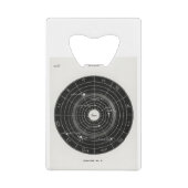 Tarot, Hexe, Tierzeichen, Raum, Zauberei, Mond Geldbeutel Flaschenöffner (Vorderseite)