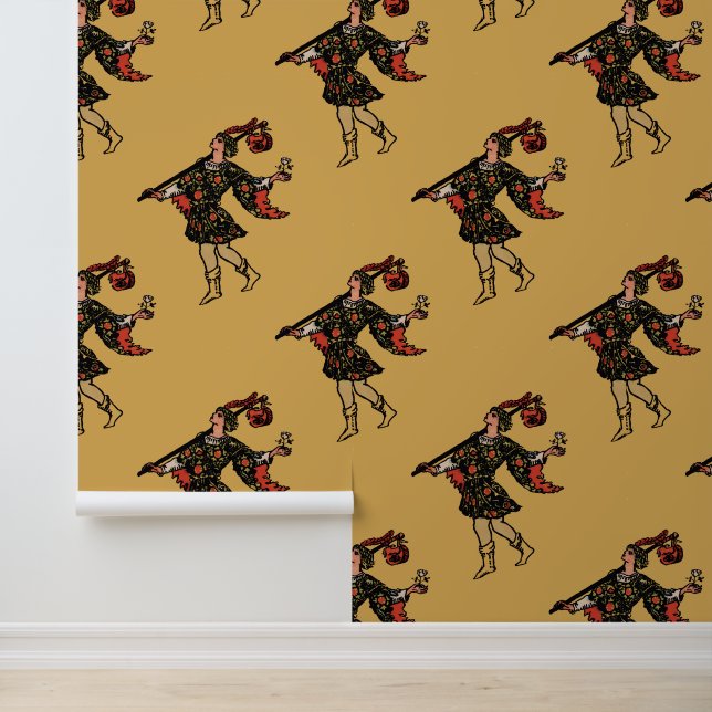 Tarot-Hintergrundbild - Die Narbe - Gelb Tapete (Anwendung)