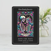 Tarot Hochzeit Speichern Flat Save The Date (Stehend Vorderseite)