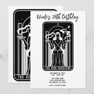 Tarot Hohepriesterin Unkraut Rauchen Okkultismus Einladung