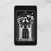 Tarot Hohepriesterin Webewussrauchen Visitenkarte (Vorderseite)