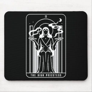 Tarot Hohepriesterin Wöchtlingsrauchkult Mousepad