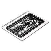 Tarot Hohepriesterin Wöchtlingsrauchkult Notizblock (Linke Seite)